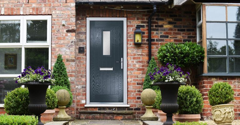 black composite door warrington