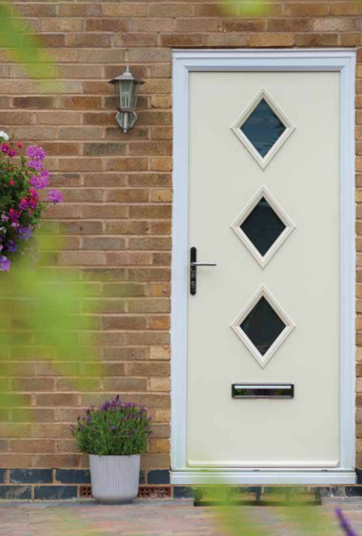 Cream Composite Door